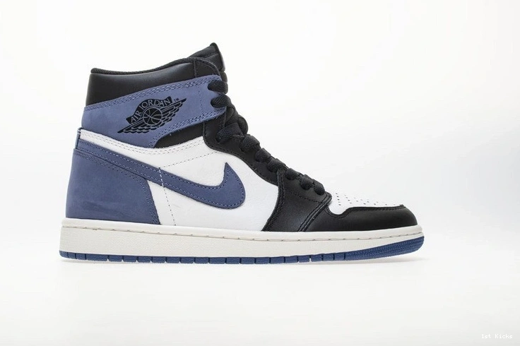 555088-115 OG Air Jordan Retro  High Blue 1 Moon 1009